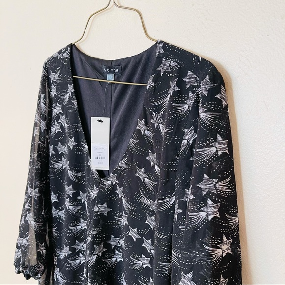 NWT Shooting Star Printed Shift Dress - Picture 4 of 7